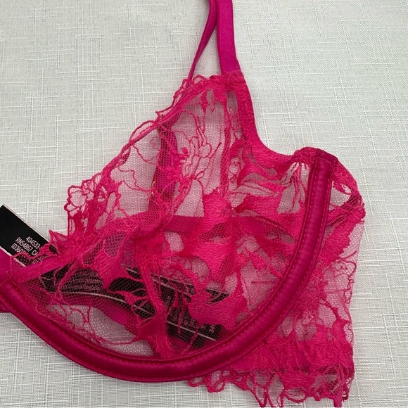 Lot of 3 Out From Under & Victoria's Secret Size 34C Pink Silver & Beige Bras - Picture 12 of 15